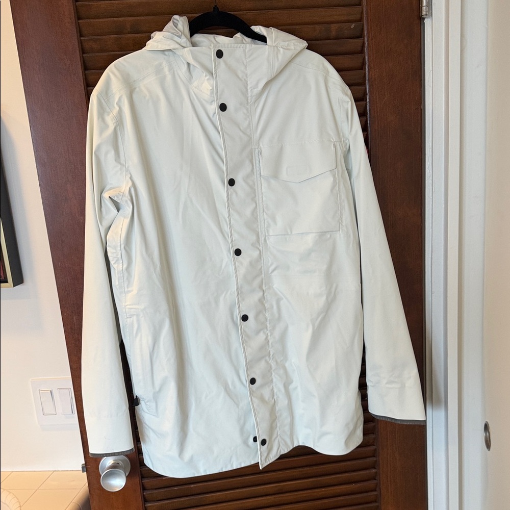 Canada Goose Men's Nanaimo Rain Jacket Off-White